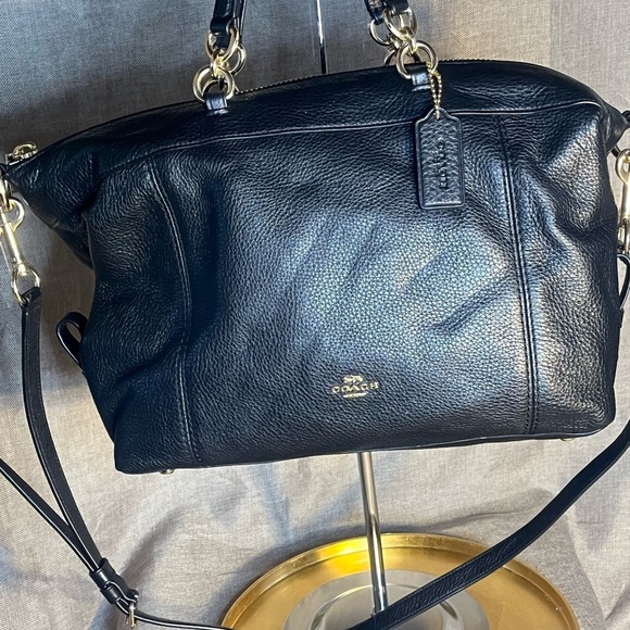 LENOX SATCHEL IN PEBBLE LEATHER (COACH F59325) - Picture 1 of 16